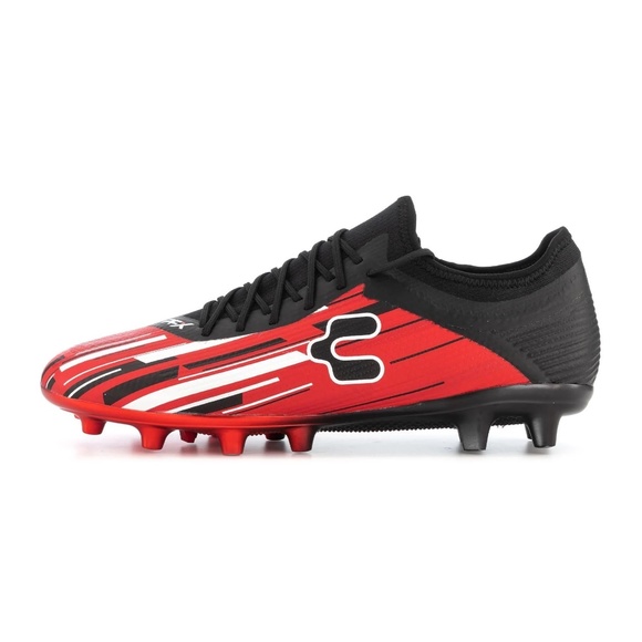 (New) Charly Genesis PFX Soccer Cleats Red/Black Style 1086192 002 Men\'s Size 9